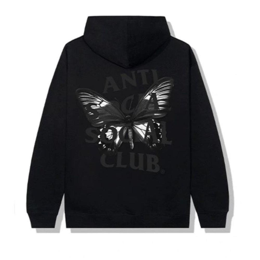 DS Anti social social club Hidden Sky Black hoodie ASSC DS